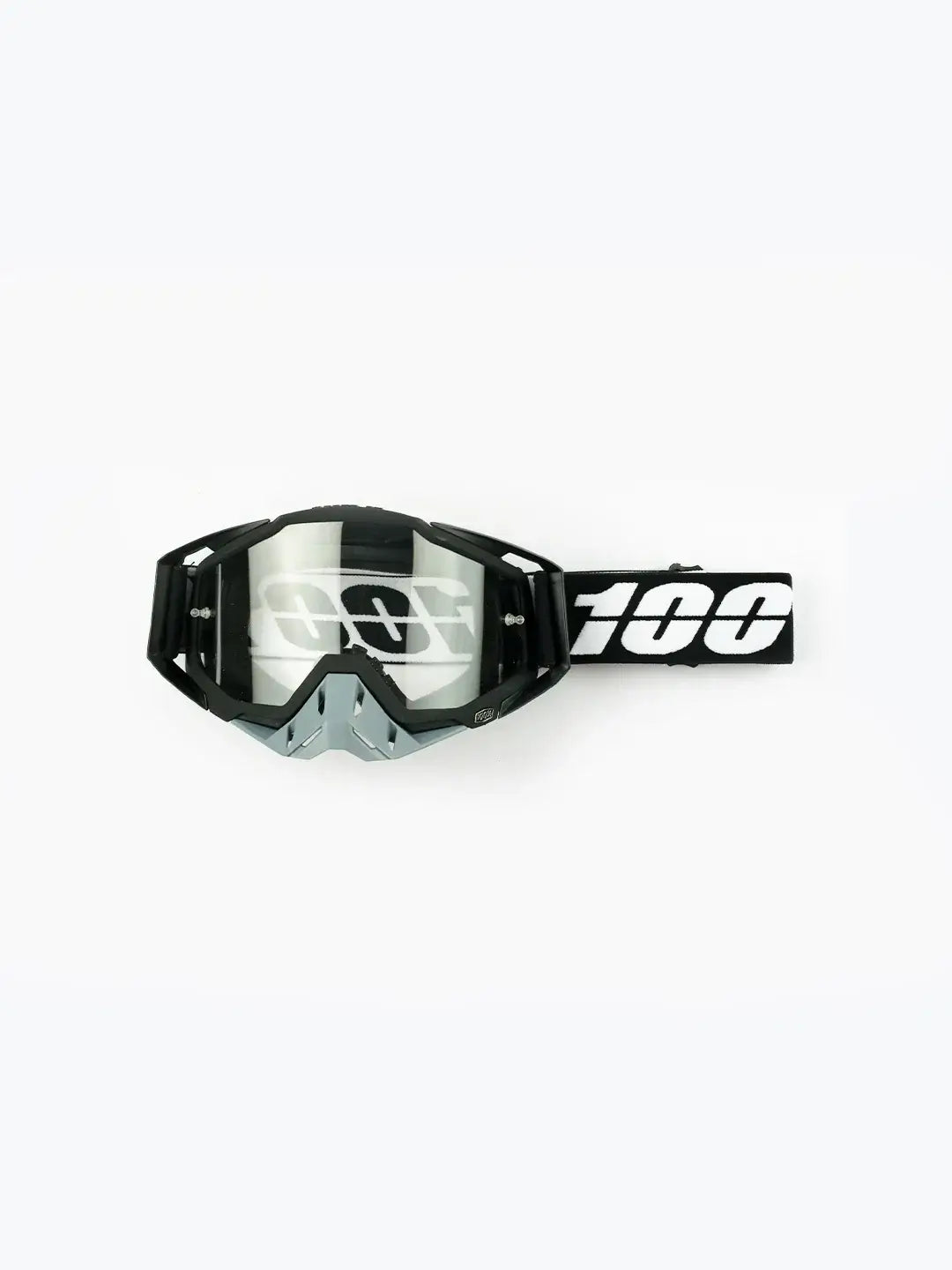 100% goggles black grey plain tint for bikers in Bangalore