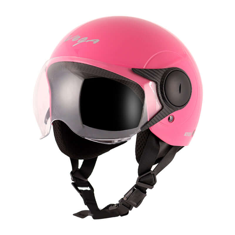 Vega Atom Open Face Helmet (Pink)