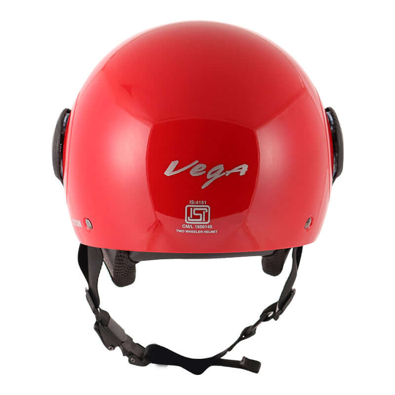  Vega Atom Open Face Helmet (Red)