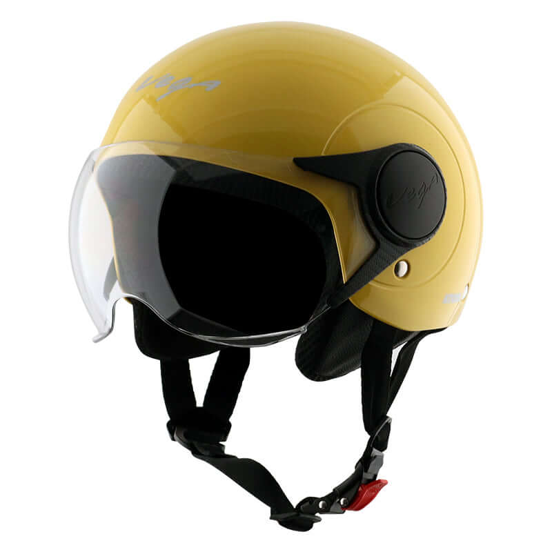 Vega Atom Open Face Helmet (Yellow)