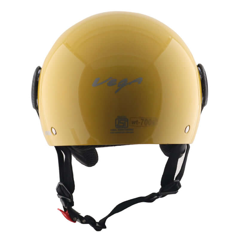 Vega Atom Open Face Helmet (Yellow)