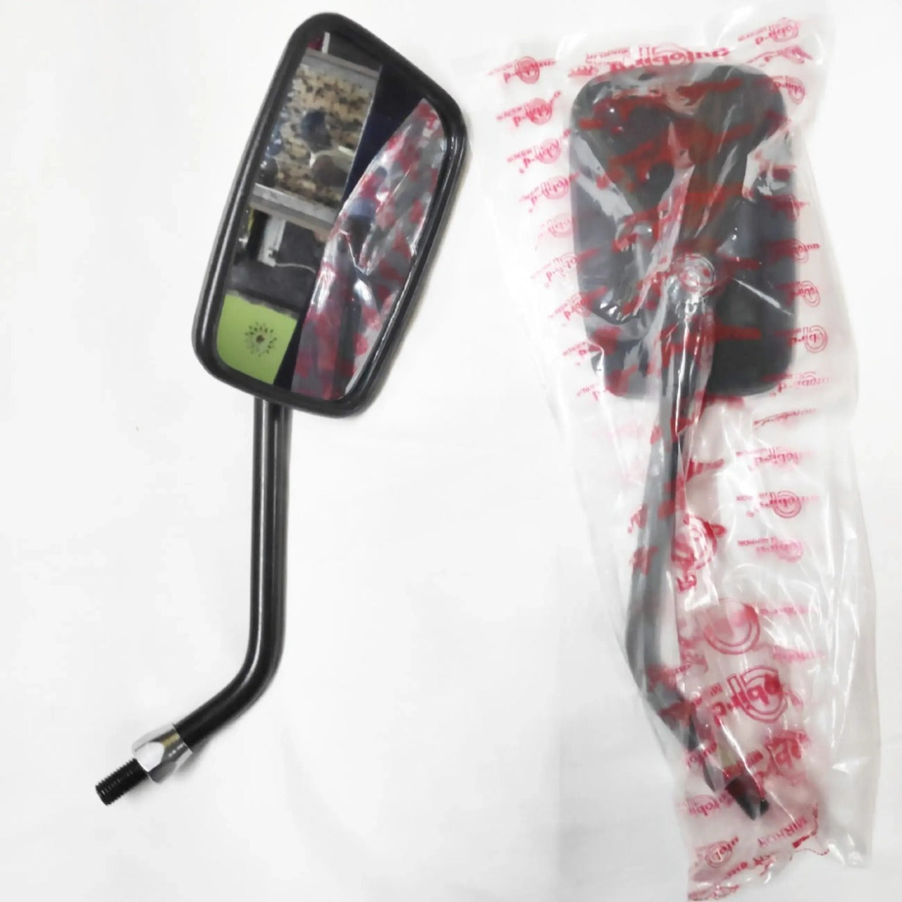 Durable Autobird Rear View Mirrors For KB 100/ Rxz/ Rx 100/ Bullet/ Suzuki (Black)