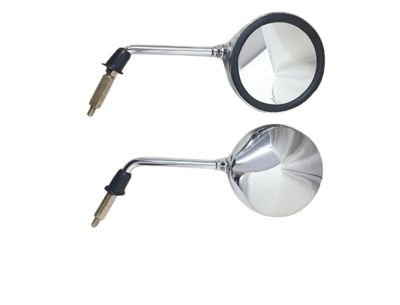 Buy Autobird Stainless Steel Round Rear View Mirror For Suzuki Access 125 BS6, Burgman Street 125 BS6, Intruder (Set of 2) (Chrome) in Bangalore