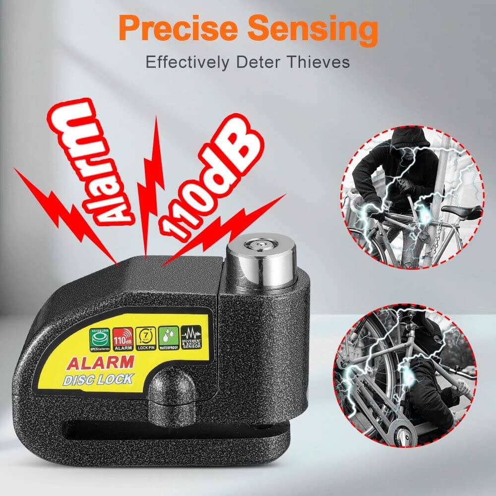 BSDDP Disc Break Alarm Lock For Motorbike, Scooter