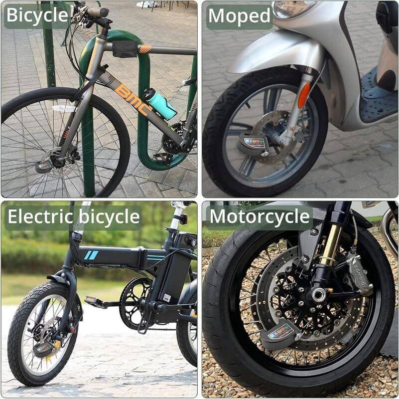 BSDDP Disc Break Alarm Lock For Motorbike, Scooter