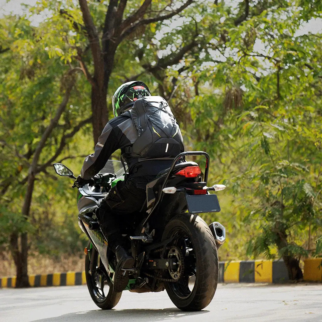 Best Carbonado X24 Kawasaki edition backpack for long rides in Bangalore