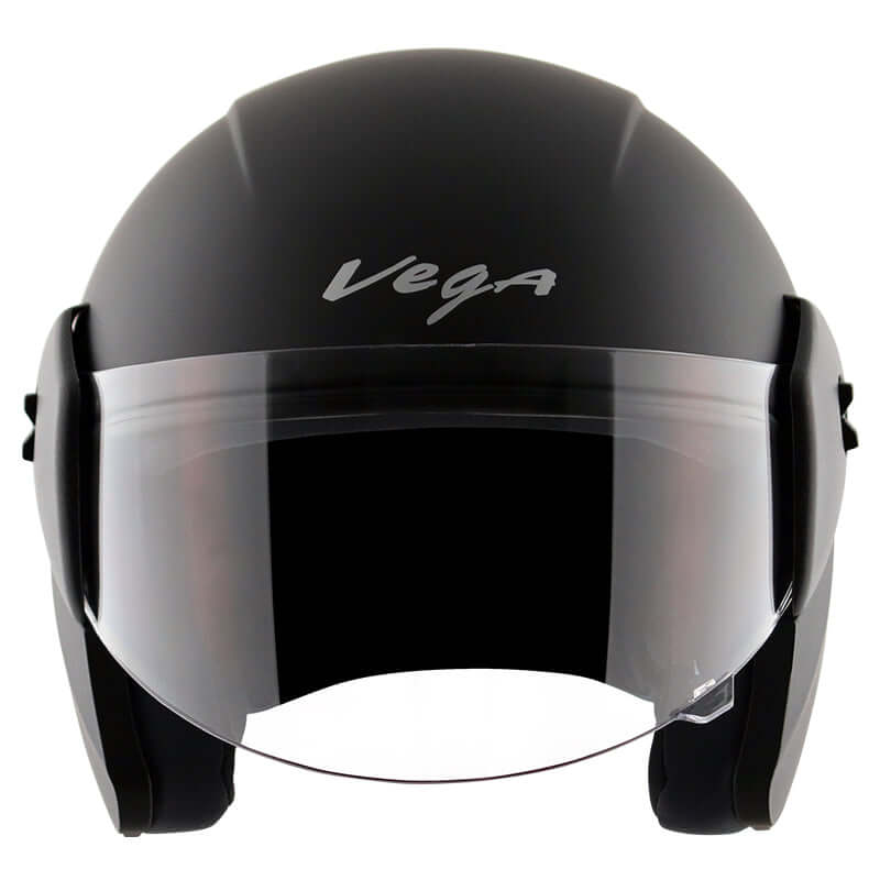 Vega Junior Buds Open Face Helmet (Black)