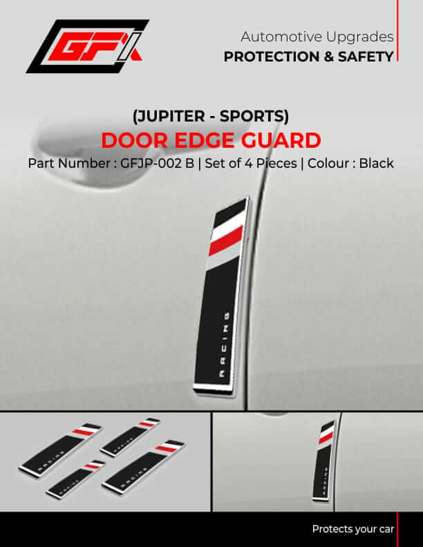 GFX Car Door Edge Guard Scratch Protector (Jupiter Sports-Black) in Bangalore