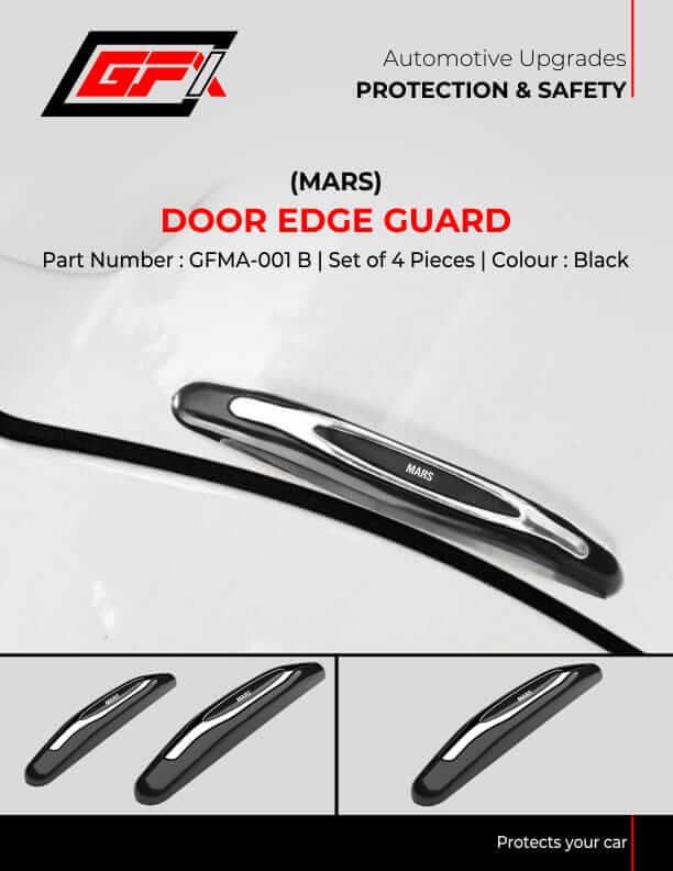 GFX Car Door Edge Guard Scratch Protector (Mars-Black)(4Pcs)