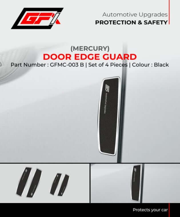 GFX Car Door Edge Guard Scratch Protector (Mercury)(4 Pcs.)