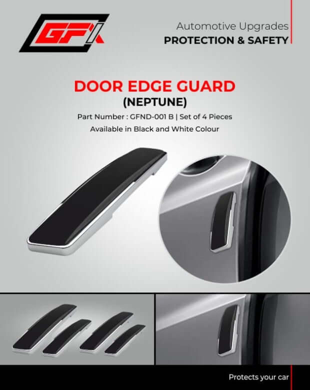 Durable Neptune Car Door Edge Guards by GFX (Set of 4 Pcs.) in Bangalore