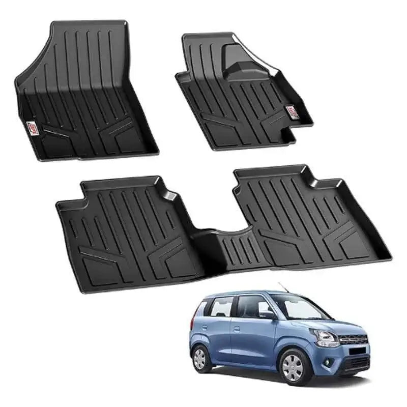 GFX Car Life Long Floor Mats For Maruti Suzuki Wagon-R (2019 Onwards)(Set of 3 pcs.)