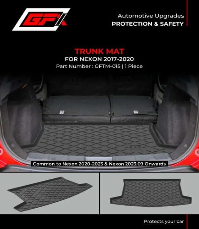 High-quality GFX car boot mat for Tata Nexon (2017-2023) in Bangalore