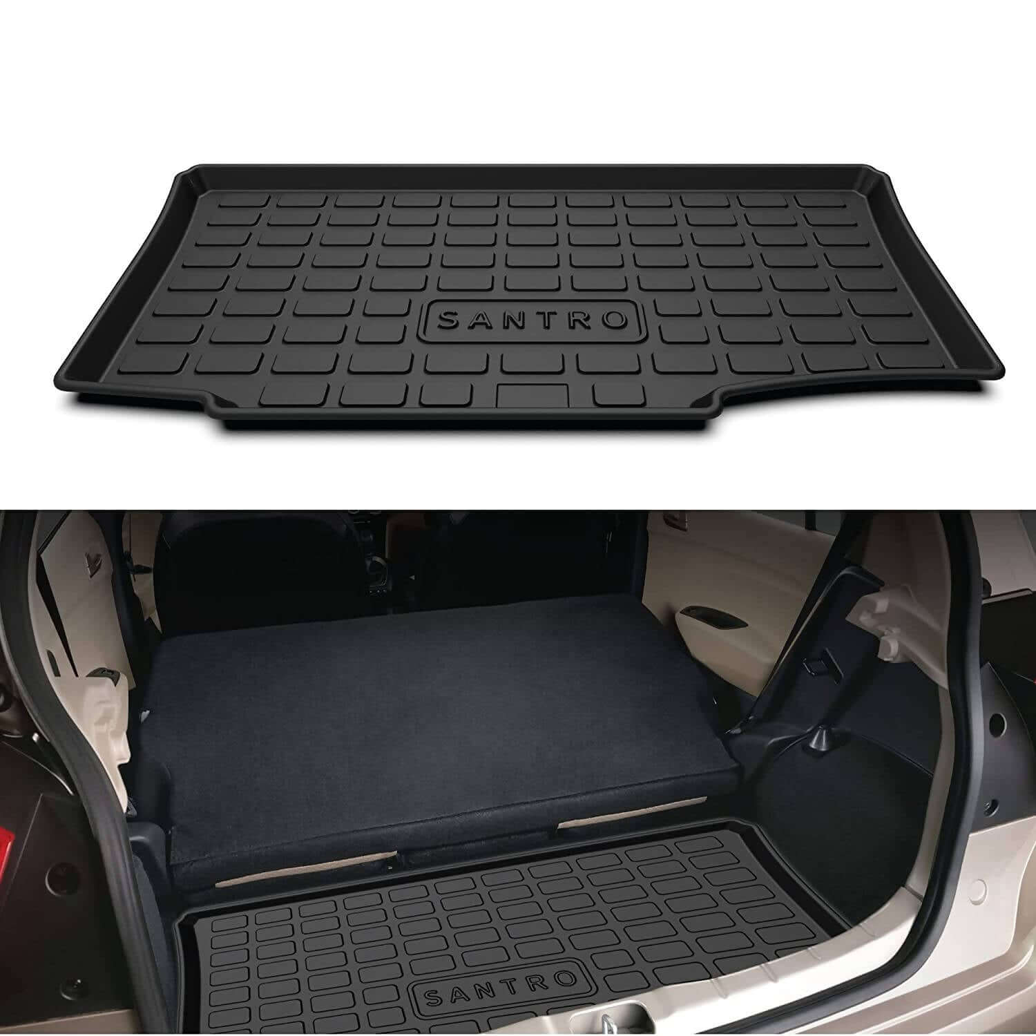 Car Trunk Boot Mat For Hyundai Santro