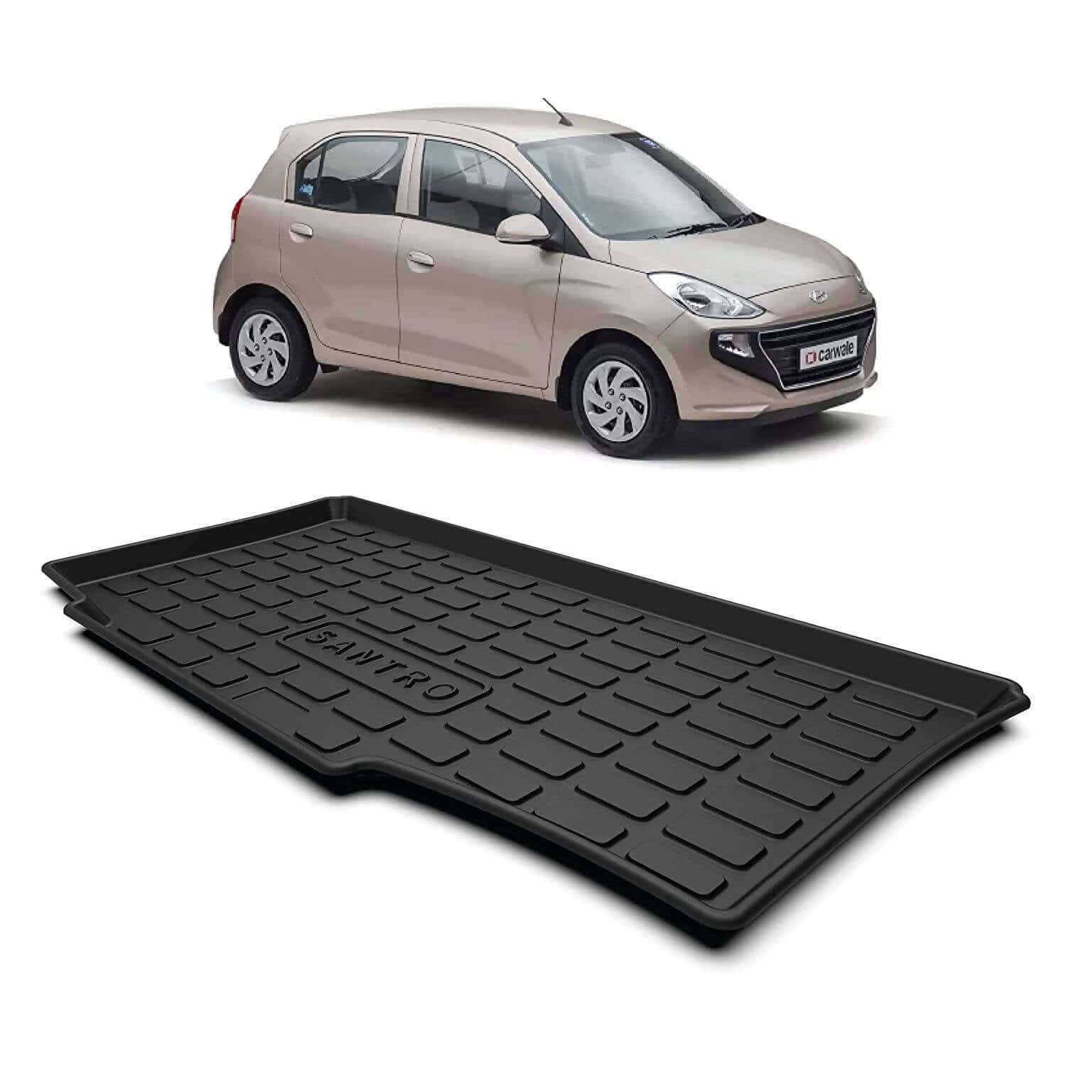 GFX Car Trunk Boot Mat For Hyundai Santro