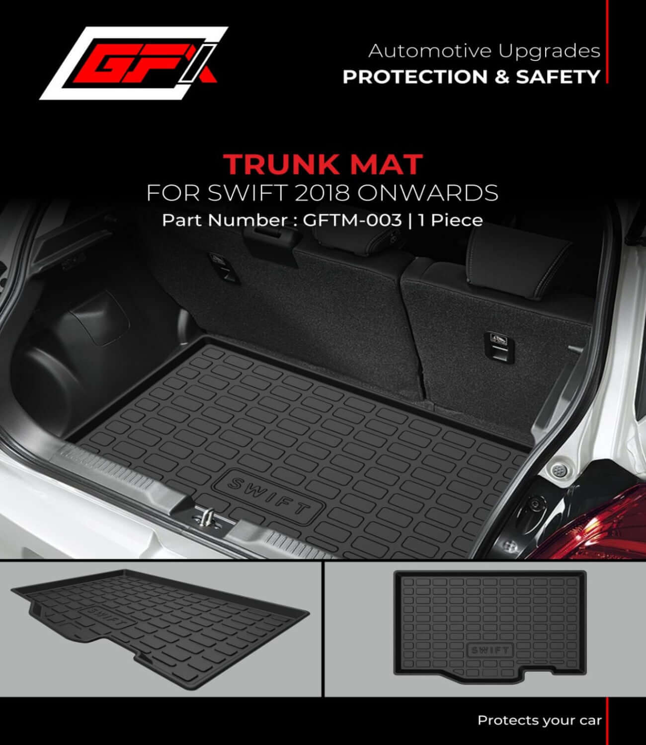 GFX Car Trunk/Boot Mat For Maruti Suzuki Swift (2018 Onwards) in Bangalore