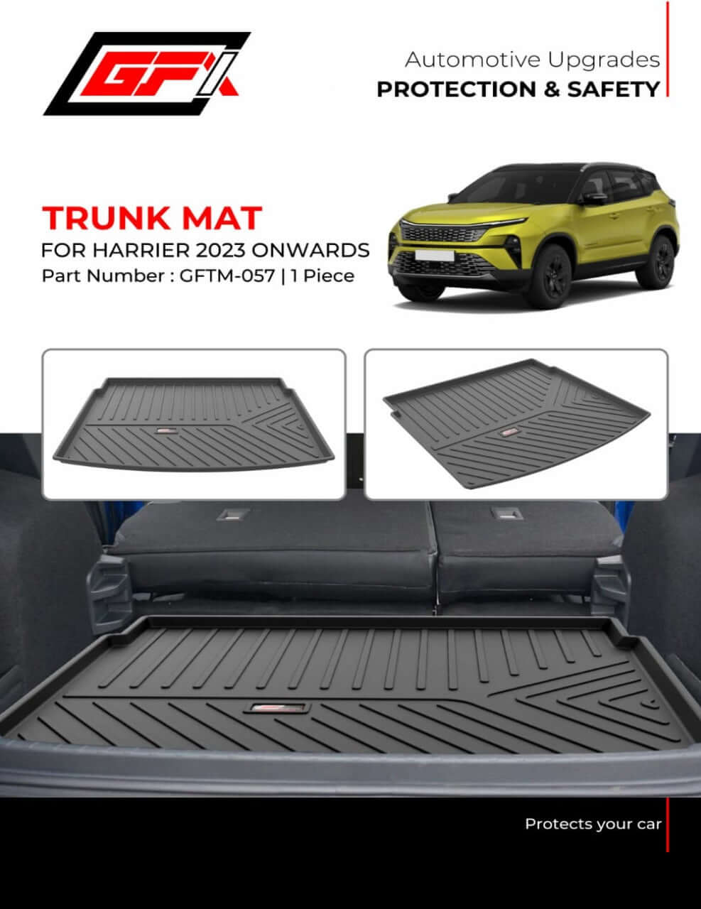 GFX Car Trunk /Dicky Mat For Tata Harrier (2019 Onwards)