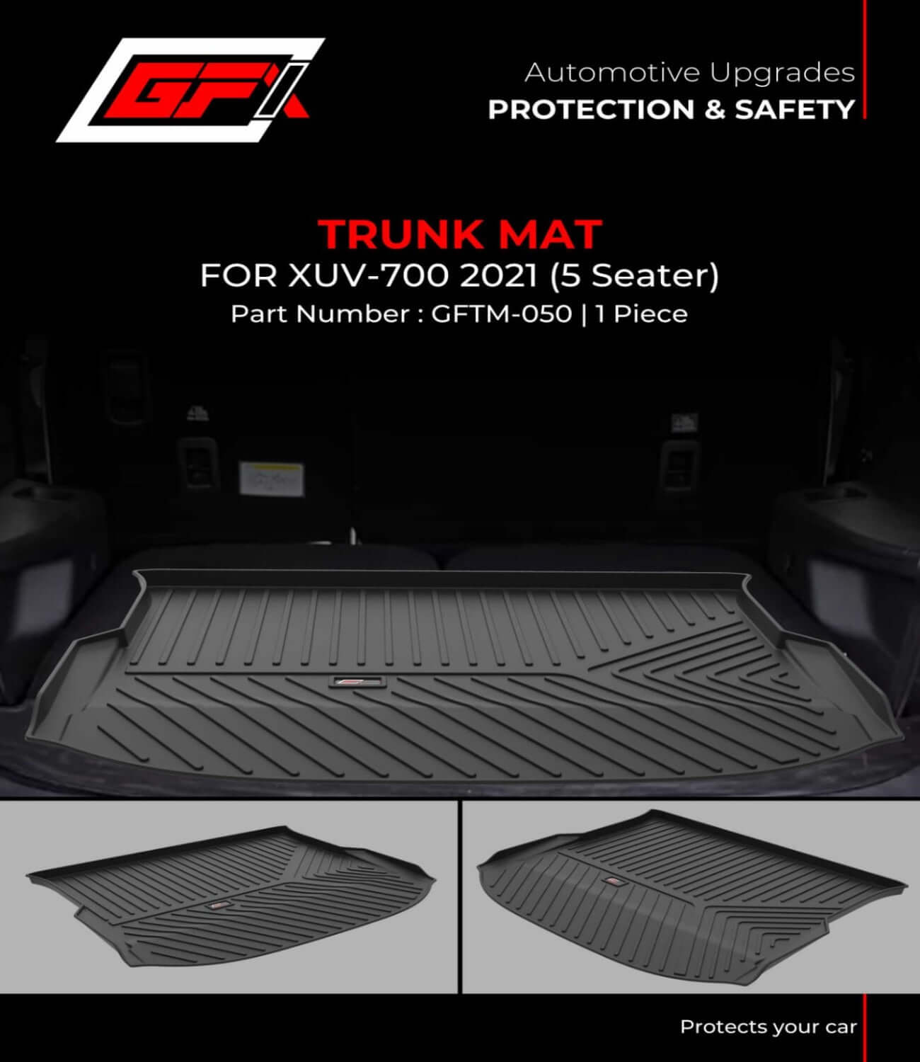 GFX car trunk dicky mat for Mahindra XUV 700 (2021 onwards, 5 Seater) in Bangalore