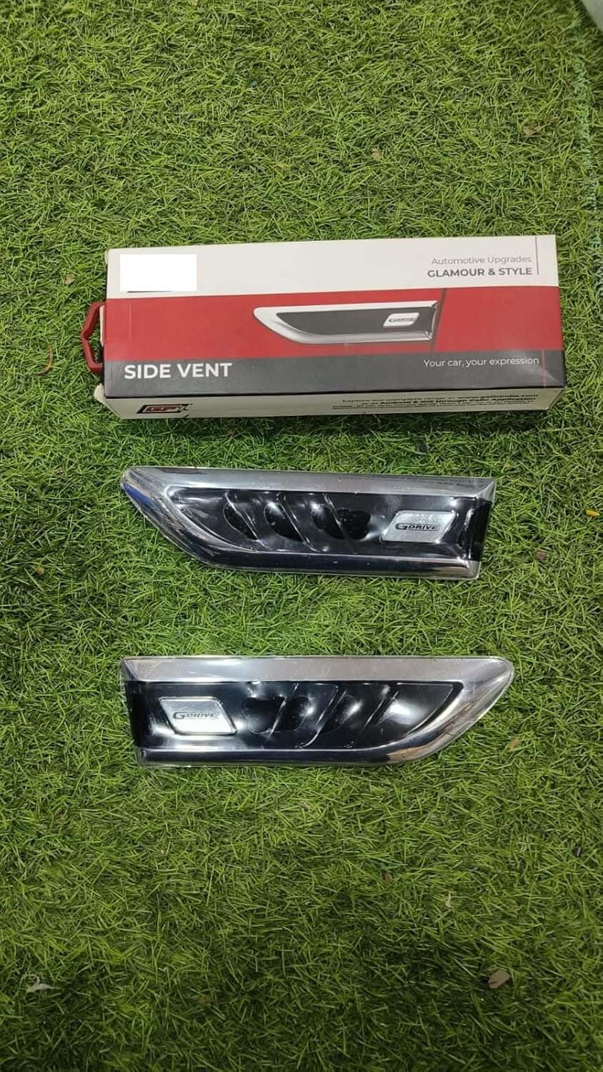 Chrome side vent sticker set for cars in Bangalore