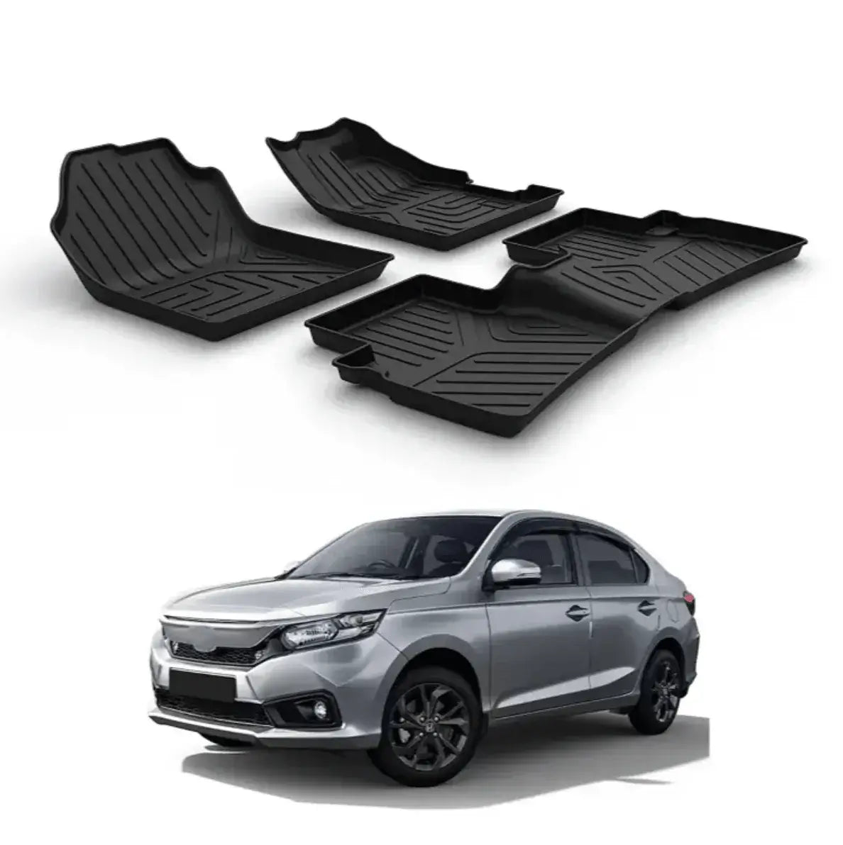 GFX Premium Life Long FloorFoot Mats For Honda Amaze (2018 Onwards)