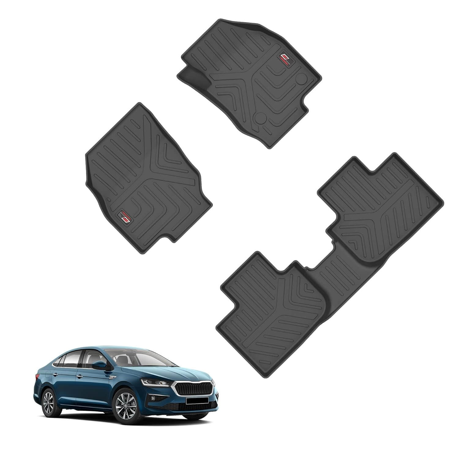 Buy GFX Skoda Virtus 2022 Onwards Custom Fit Life Long Floor Mats in Bangalore