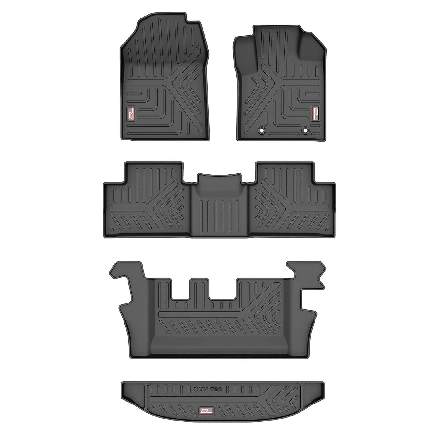 High-Quality GFX Custom Fit Life Long Floor Mats with Trunk Mat For Mahindra XUV 700 2021 Onwards - 7 Seater in Bangalore