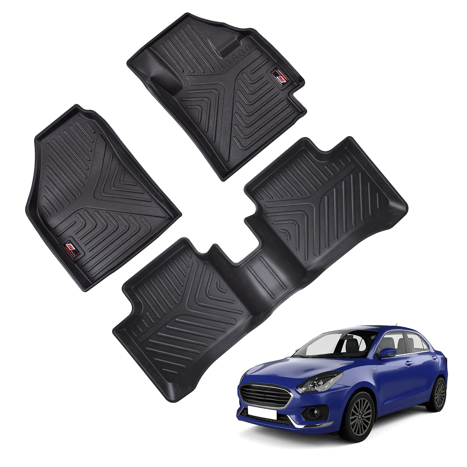 Buy GFX Maruti Suzuki Dzire 2012-2017 Onwards Life Long TPV Mats in Bangalore