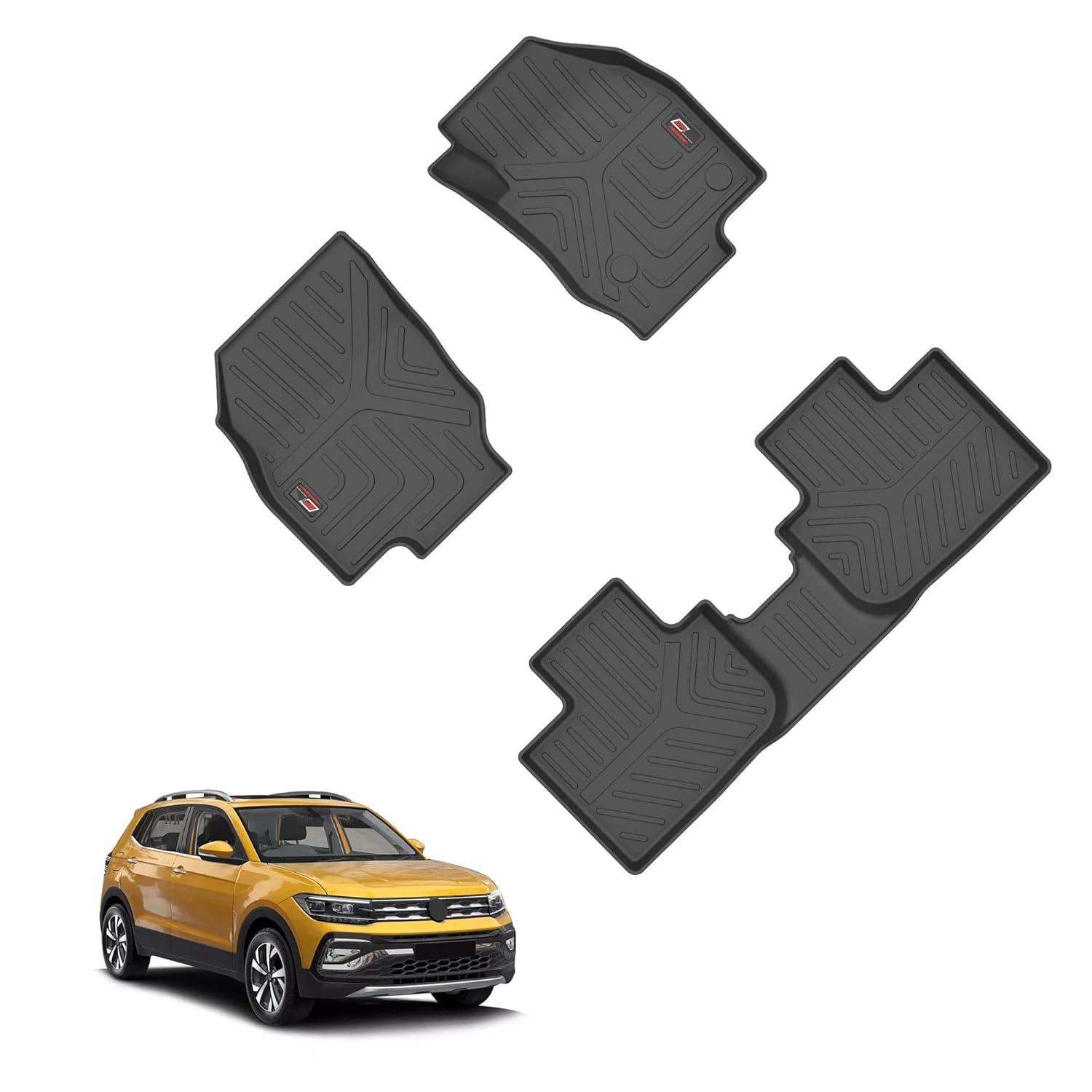 Buy GFX Skoda Kushaq 2021 Onwards Custom Fit LifeLong TPV Mats in Bangalore
