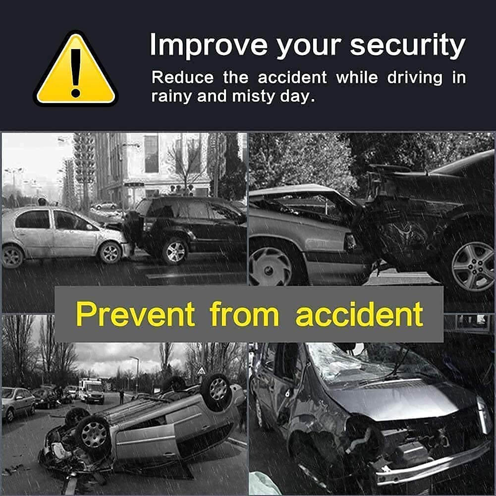GFX Universal Car Rear-View Mirror Waterproof Anti Fog Rainproof Anti-Water Protective Film Sticker 