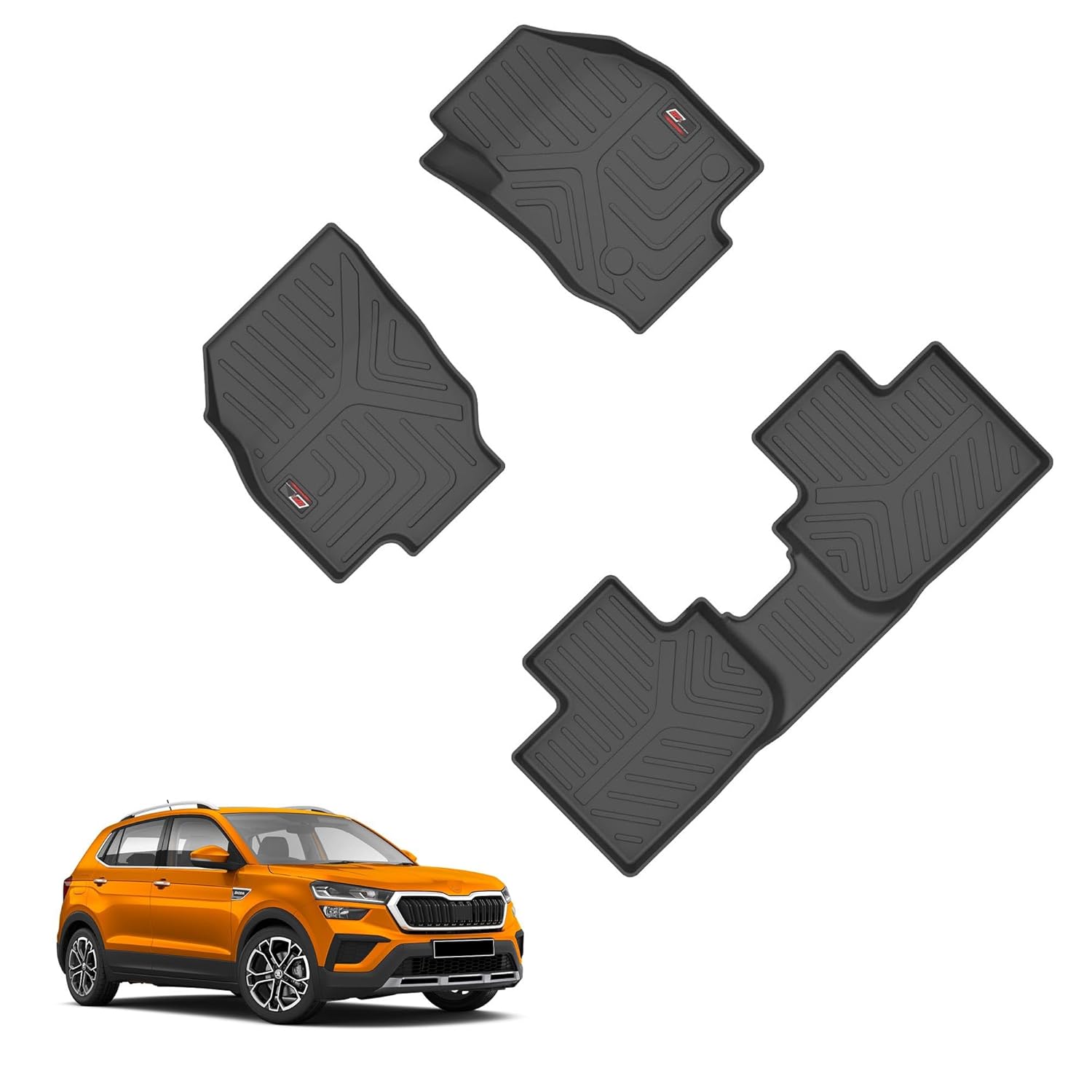 Buy GFX Volkswagen Taigun 2021 Onwards Custom Fit Life Long Floor Mats in Bangalore 