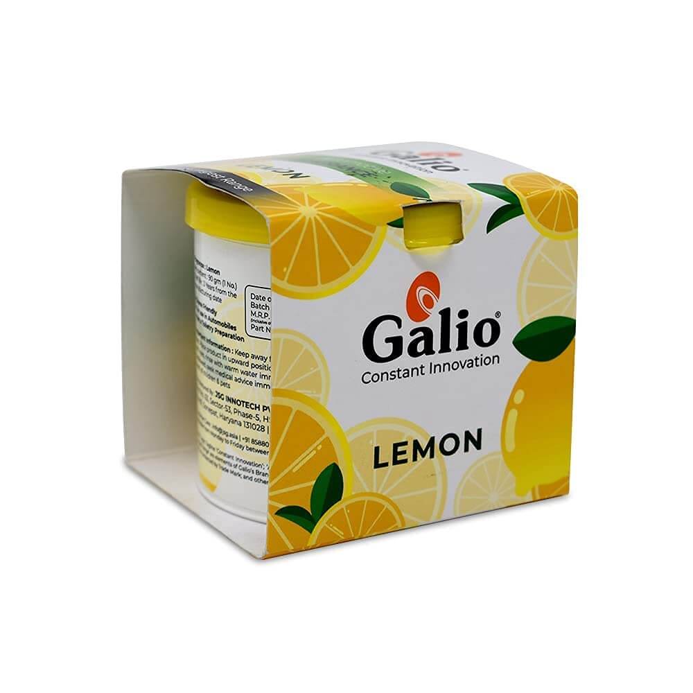 Galio Car Air Freshener/Perfume (Lemon, 120g)