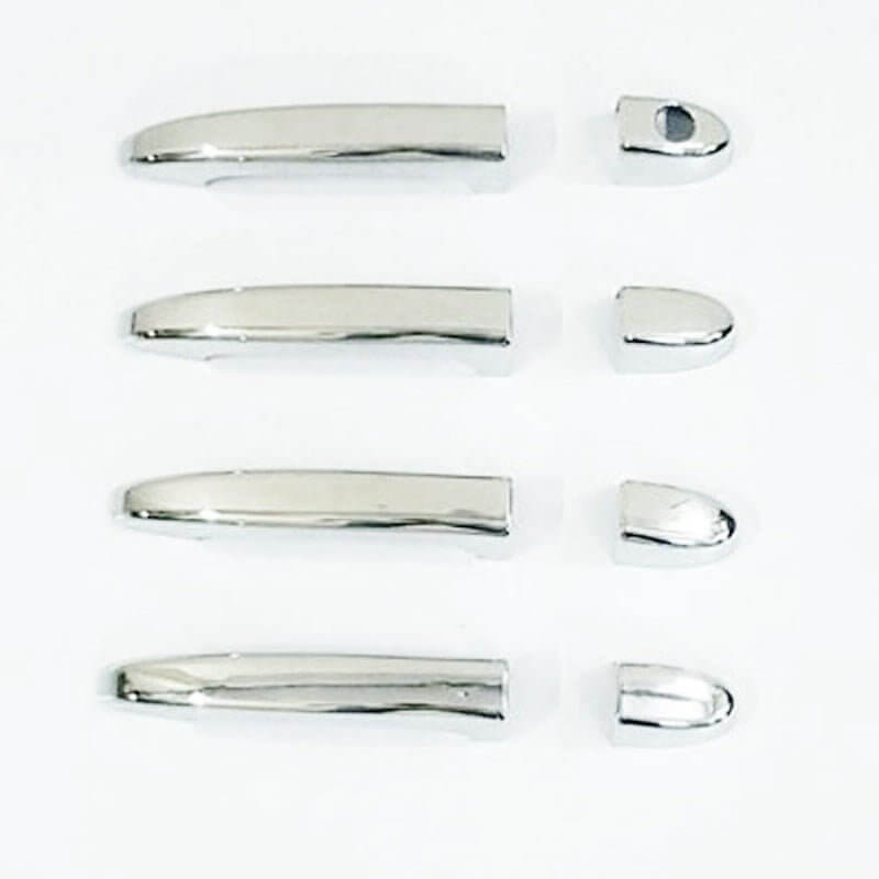 Galio Car Chrome Door Handle Cover Garnish For Tata Tiago (2016 Onwards) (Set of 4 pcs.)