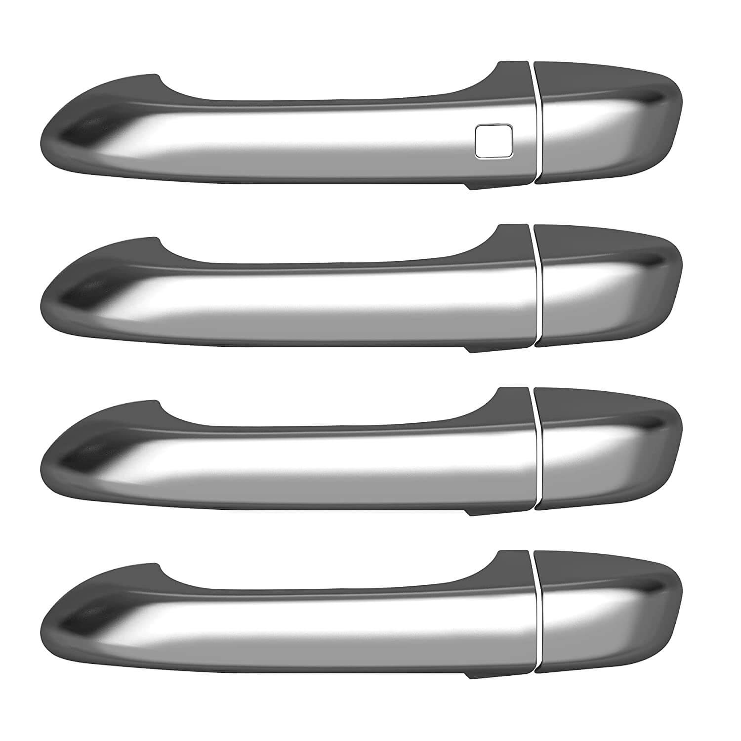 Galio Car Chrome Door Handle Cover for Mahindra XUV-300 (2019 Onwards) (Set of 4 pcs.)