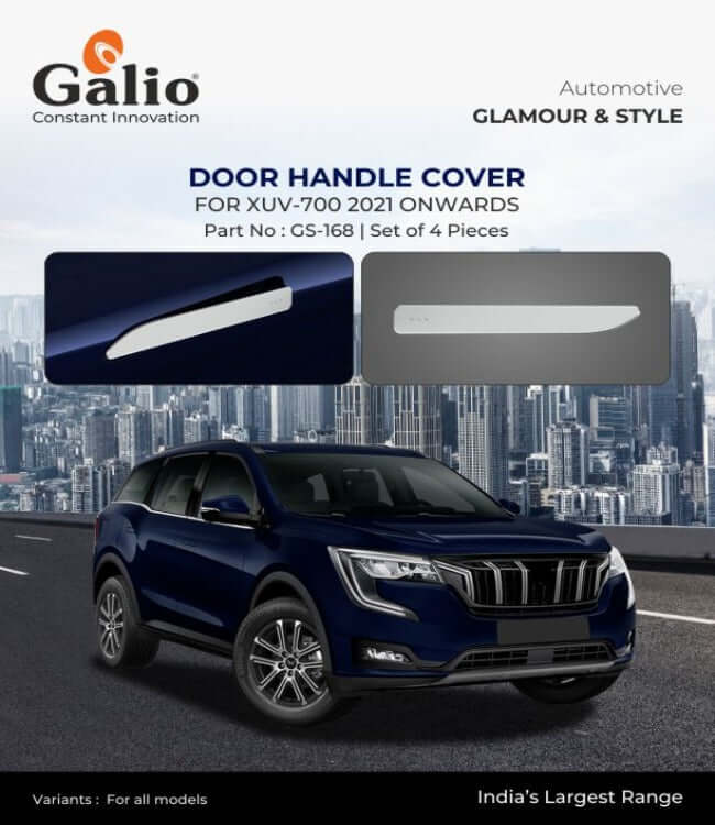 Galio Car Door Handle Cover For Mahindra XUV-700 (2021 Onwards) (Set of 4 pcs.)