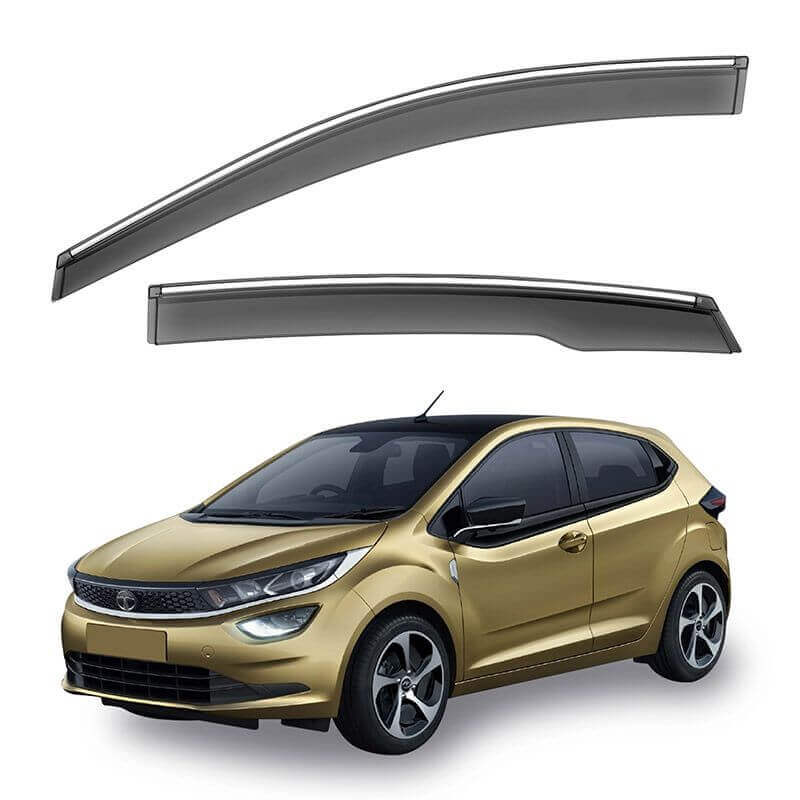 Visor with Silver Line For Tata Altroz 2020 Onwards - Galio