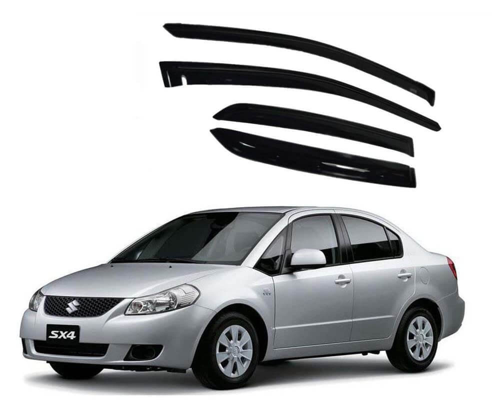 Galio Car Door Wind Visor For Maruti Suzuki SX4 (2007 Onwards)(Set of 4 pcs.)