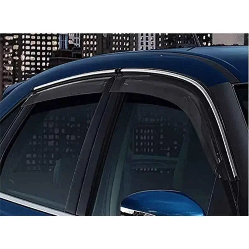 Galio premium car door wind visor with silver line for Tata Punch (2021 onwards, set of 4 pcs) in Bangalore