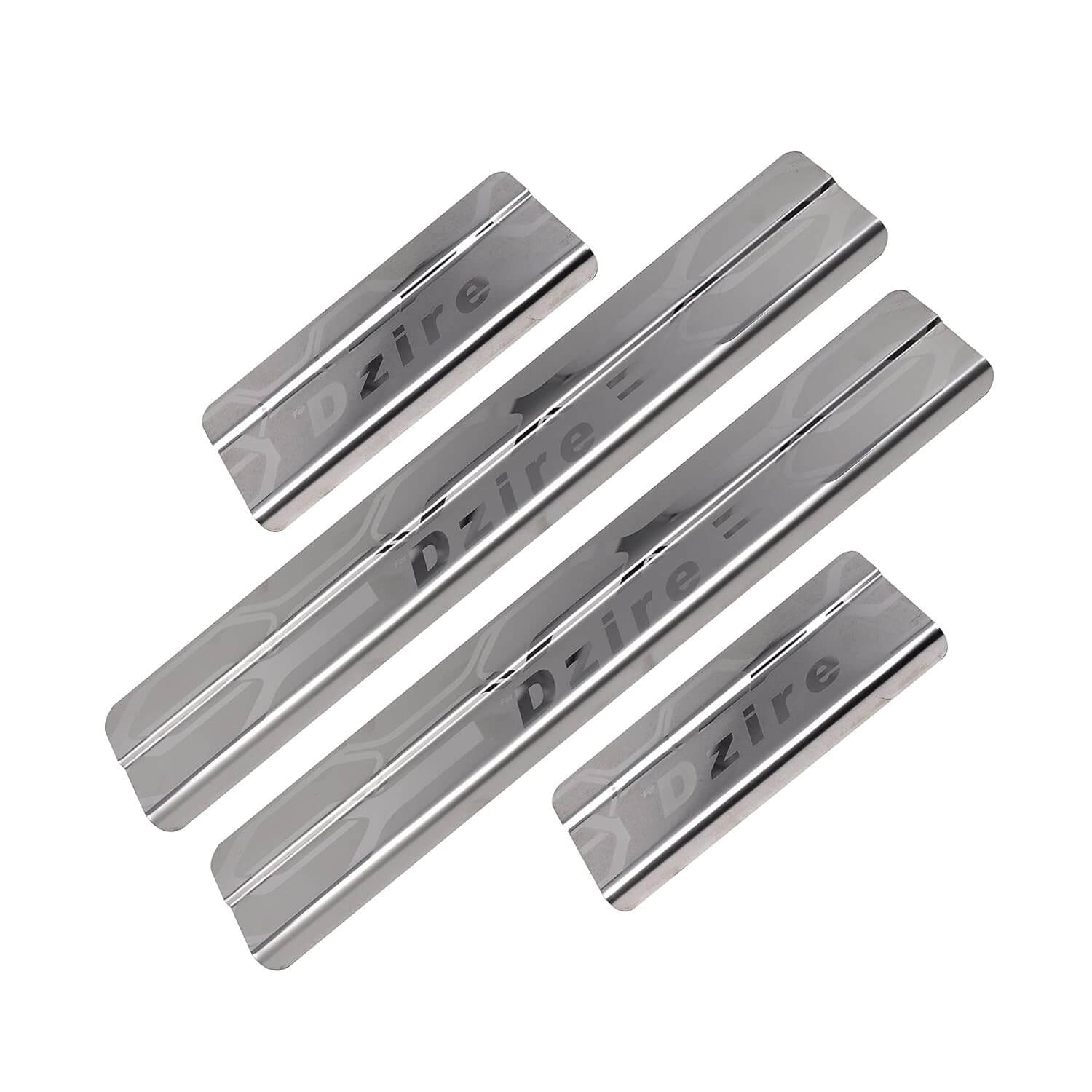 Durable Stainless Steel Sill Guard by Galio for Maruti Dzire 2017+ Models (4  Pieces) in Bangalore