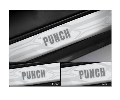 Durable Stainless Steel Sill Guard by Galio for Tata Punch 2021+ Models (4 Pieces) in Bangalore 