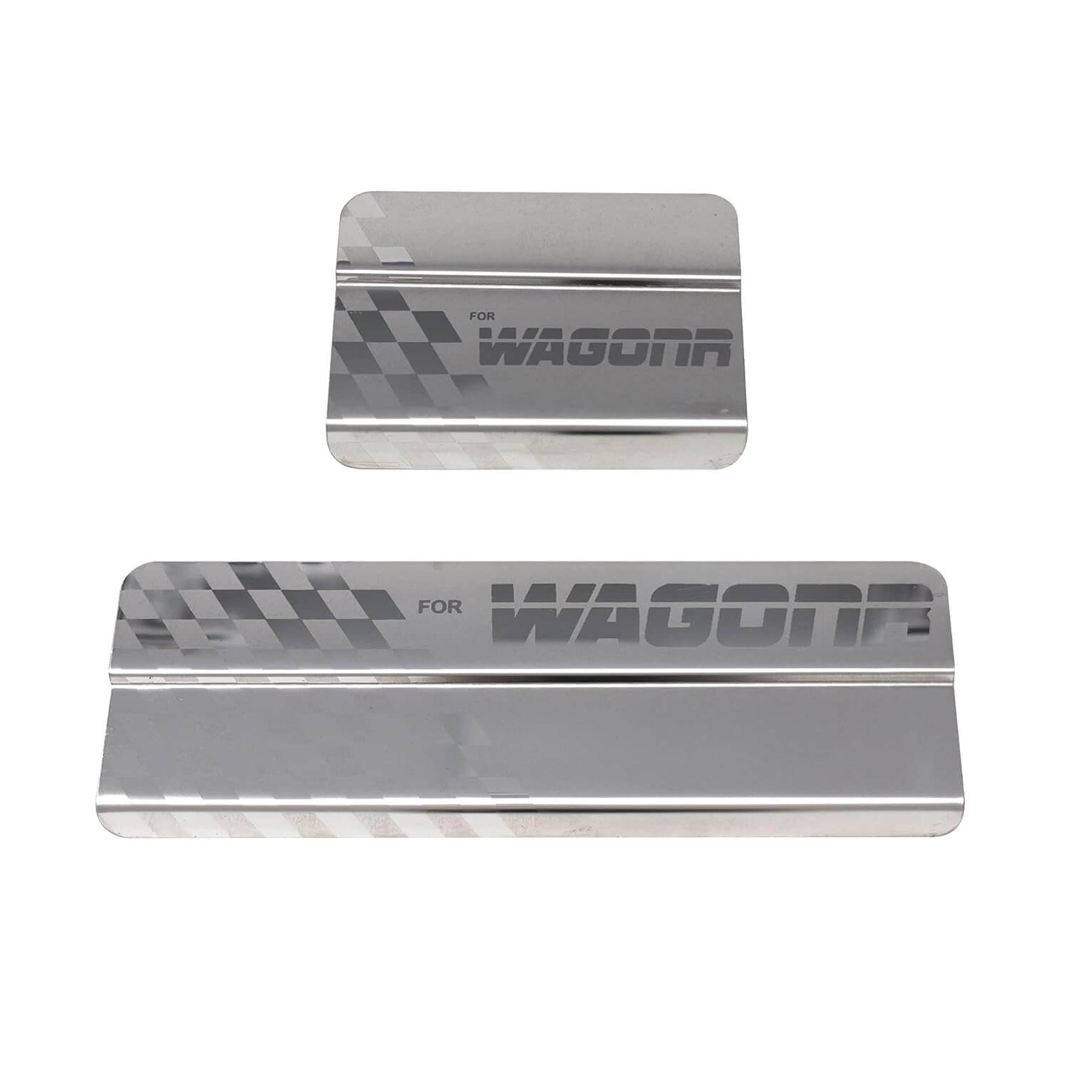 Galio Sill Guard for Maruti Suzuki Wagon-R 2010-2018 - Durable Stainless Steel Plate Set in Bangalore