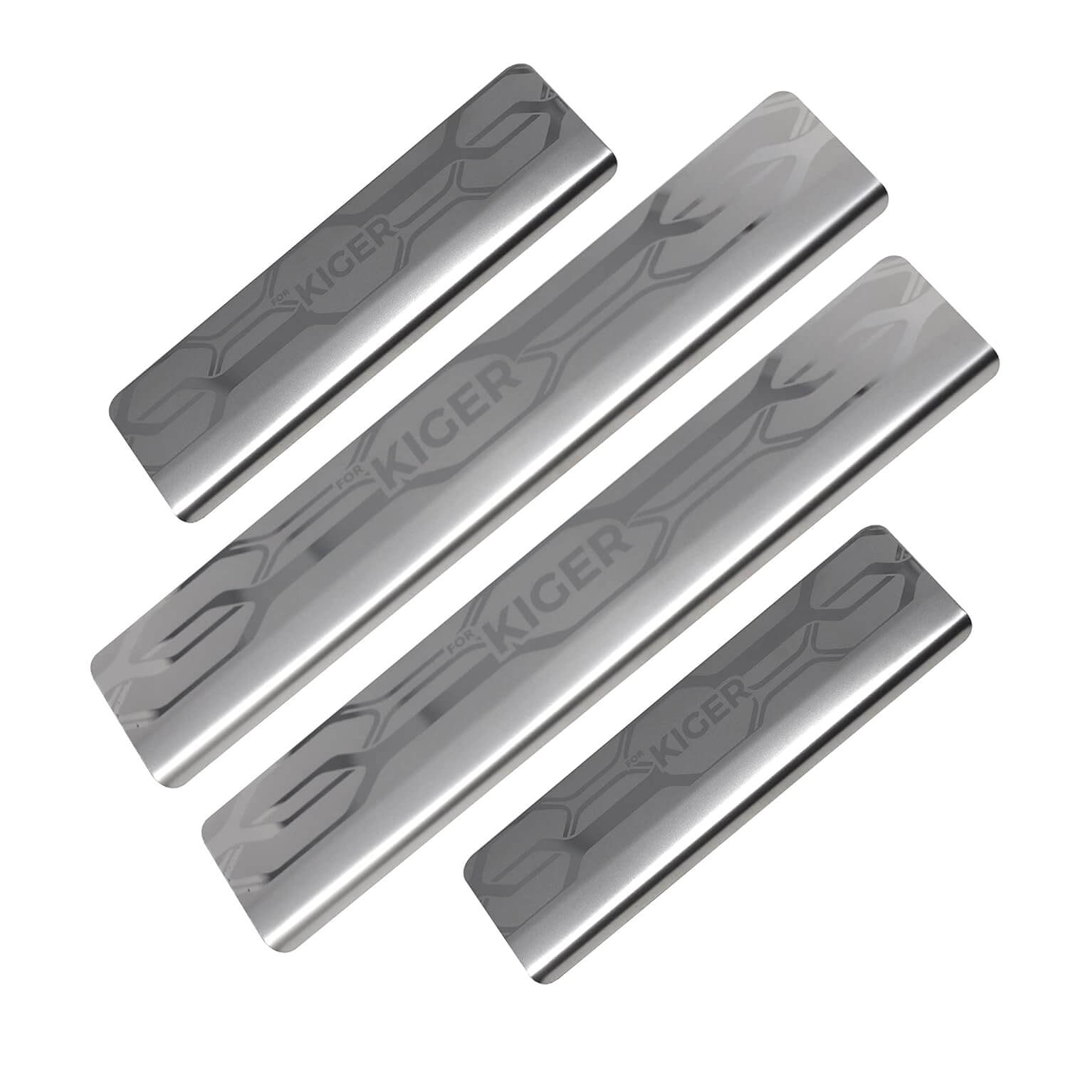 Renault Kiger 2021 Stainless Steel Door Sill Guard Set by Galio (4  Pieces) in Bangalore