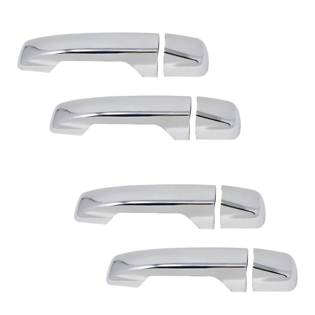 Galio Chrome Door Handle Cover For Mahindra Bolero Neo (2021 onwards) (Set of 10 pcs.)