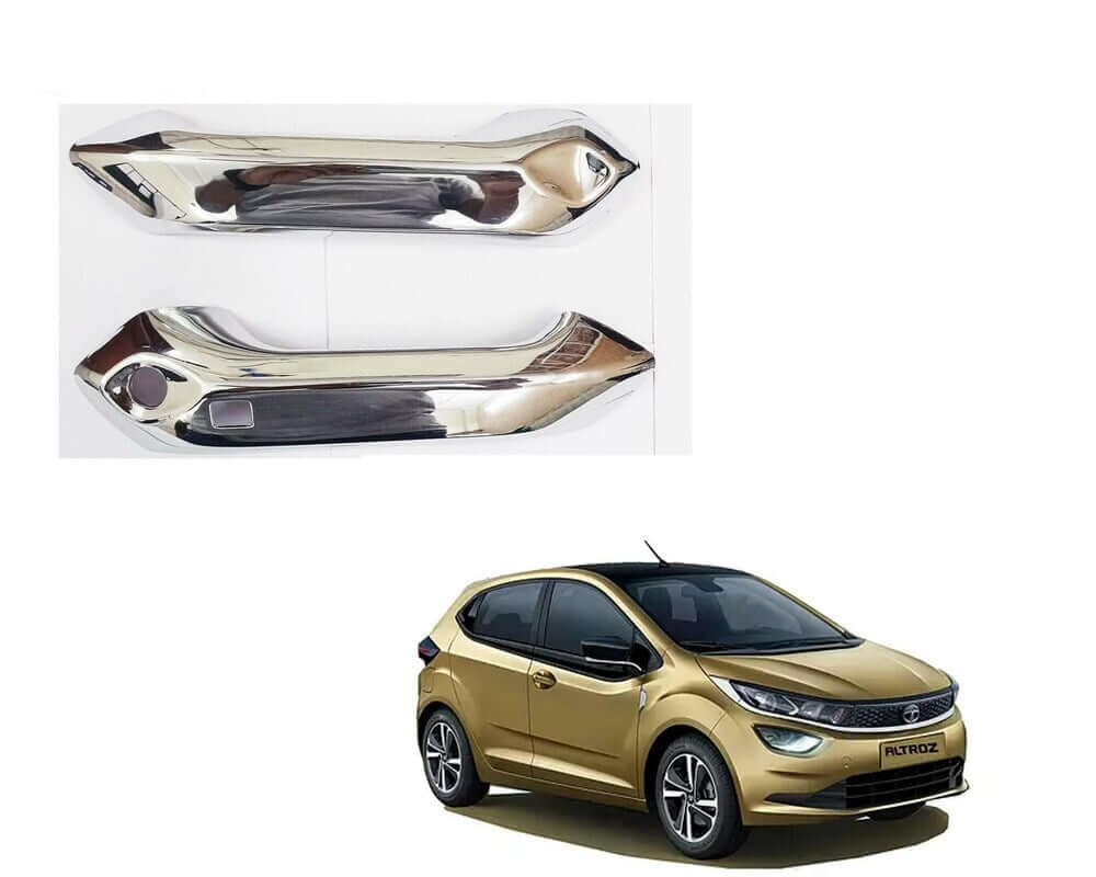 Galio Chrome Finish Car Door Handle Cover with Sensor Cut For Tata Altroz