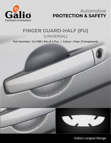 Galio Door Guard Handle Sticker Finger Guard (PU) Paint Protection Transparent For All Car