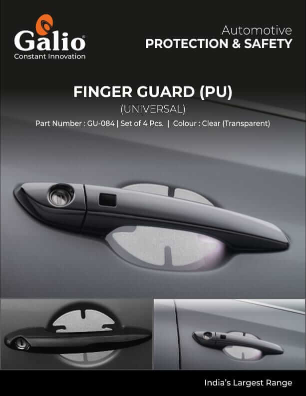 Galio Door Guard Handle Sticker Finger Guard (PU) Paint Protection Transparent For All Car