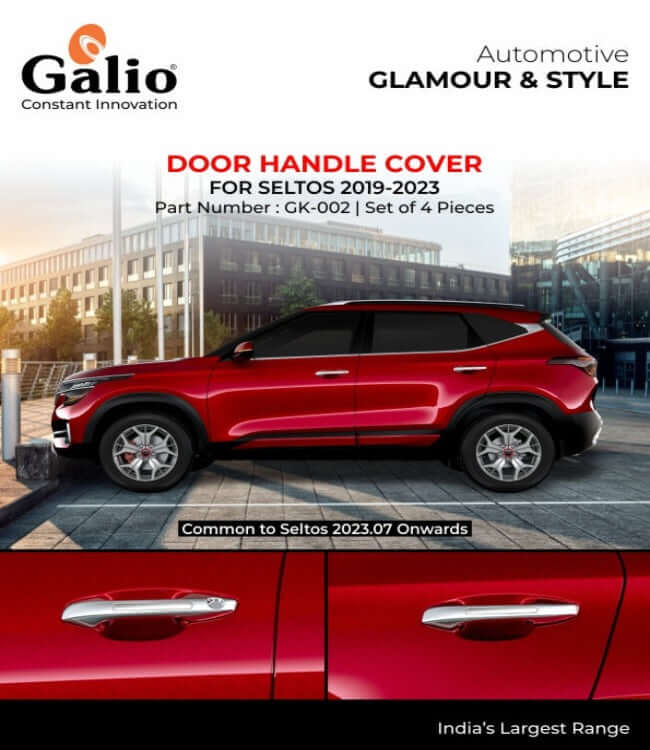 Galio Door Handle Cover For Kia Seltos (2019 Onwards)