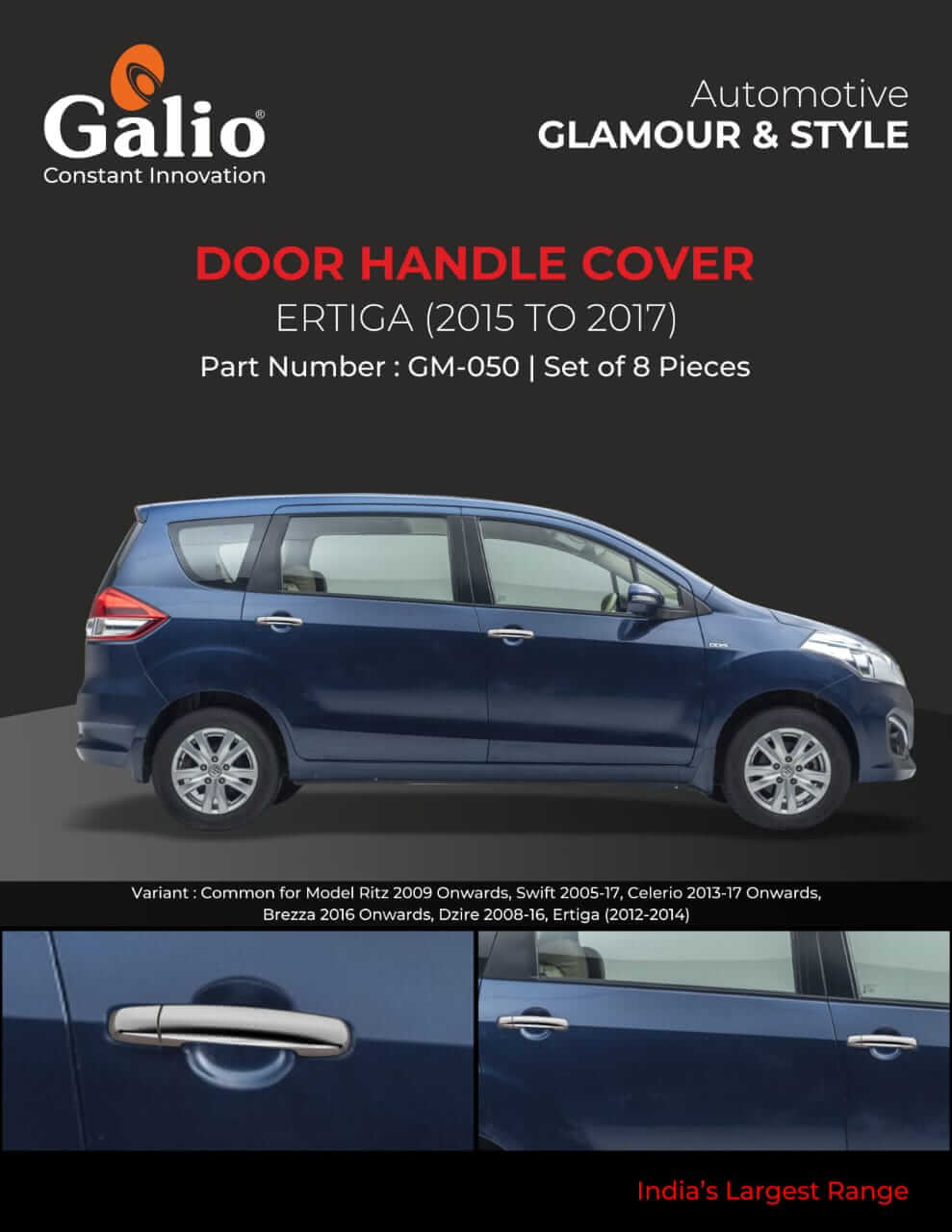 Set of 8 door handle covers for Maruti Ertiga in Bangalore
