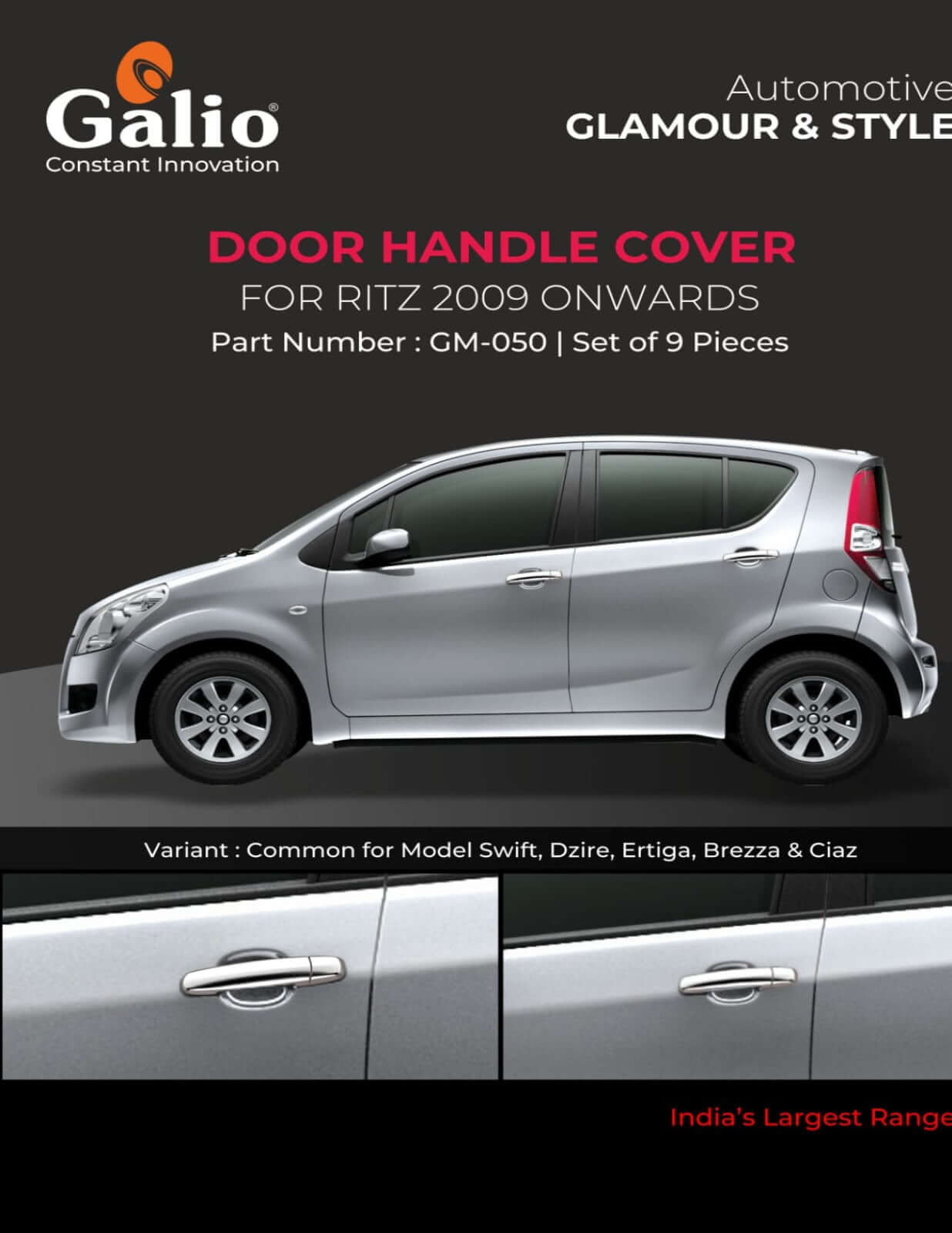 Galio door handle cover for Maruti Suzuki Ritz in Bangalore
