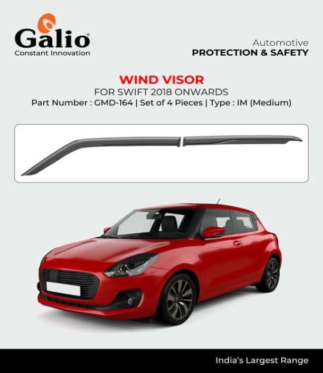 Galio Door Wind Visor For Maruti Suzuki Swift 