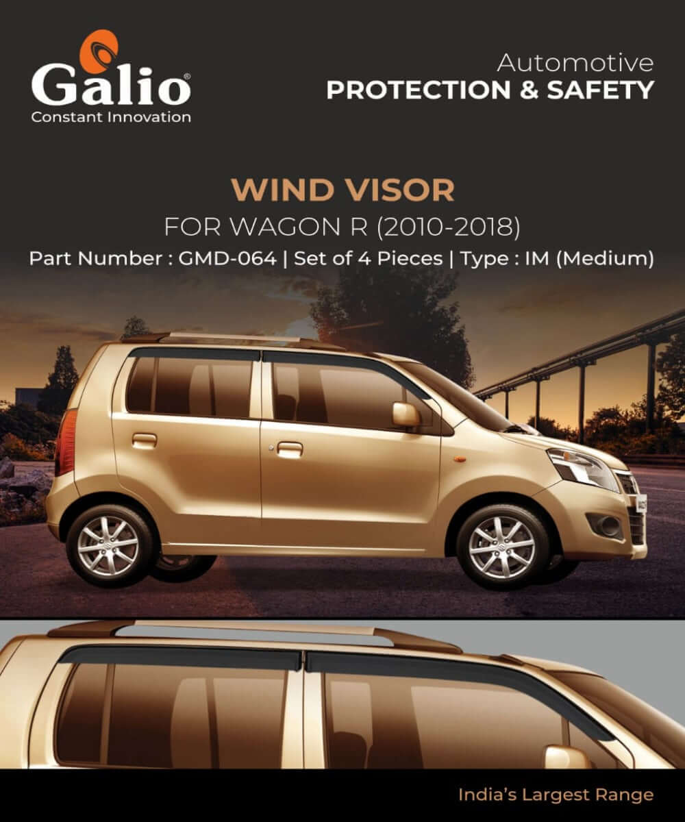 Wind visor set of 4 for Wagon R 2019 onwards by Galio Bangalore